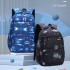 Cross border natural fish new fashionable backpack for primary and secondary school students, boys and girls in grades 4-6, backpack printing