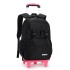 New product of Natural Fish: Pull up bag for elementary school students aged 8-12, detachable large capacity backpack for girls, cross-border dropshipping