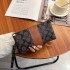 Soft Leather Printed Handbag 2024 New Women's Fashion Lightweight Mini Bag Multi functional Zero Wallet Phone Bag