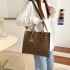 Cross border trendy tote bag, new IMJK large capacity bag, fashionable handbag, versatile diagonal cross bag, ins women's bag