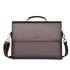 Cross border fashion men's bag 2024 new horizontal handbag, shoulder bag, crossbody bag, business briefcase, men's casual bag