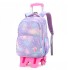 2022 Natural Fish New Product Pull up Backpack for Primary School Students, 3-6 Grades, Little Princess Fashion Pop, Cross border