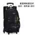 Natural fish, children's suitcase, backpack, male and female elementary school students, middle school students, grades 3-6, detachable backpack