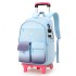 2022 Natural Fish New Pull up Backpack for Primary School Students in Grades 3-6 with Large Capacity and Reduced Burden, One Piece Waiver Backpack