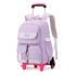 Natural backpack fish new lightweight pull rod backpack for primary school girls, large capacity for 3-6 grade middle school students