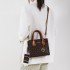 Trendy brand internet celebrity new fashionable, exquisite, atmospheric, contrasting color tote, European and American fashionable handbag, versatile diagonal cross bag for women