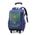 Cross border dropshipping of natural fish new product, pull rod backpack for elementary school students in grades 1-6, lightweight spine protection and water repellent for boys and girls