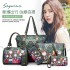 2023 New European and American Creative Fashion Printed Women's Bag Handbag Shoulder Bag Fashion Six Piece Set Wholesale