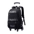 Natural fish large capacity pull rod backpack for 3-6 grade primary and secondary school students, dual-use backpack for junior high school stair climbing backpack