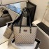 2024 New Tote Women's Bag Large Capacity Korean Edition Handbag Vintage Versatile Single Shoulder Bag Cross border Chao