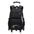 Natural Fish New Style, 3rd to 9th Grades, Climbing Stairs, Pullrod Backpack, Junior High School Boys, Large Capacity, Detachable, One Piece Hair Collection