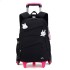 Natural Fish One Piece dropshipping for middle school students, six wheeled climbing ladder, pull rod backpack for primary school students, large capacity backpack for cross-border special