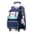 Natural Fish Elementary School Backpack Pull up Bag for Grades 1-3-6 School Backpack Dual use Six Wheel Stair Climbing Wholesale