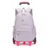 Natural Fish New Primary School Students' Pull up Backpack Girls' 2-6 Grades Large Capacity Detachable Backpack Hair Replacement