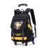 Natural Fish Anime Pull up Backpack Six Wheel Stair Climbing Male Backpack Elementary School Backpack Junior High School Student Large Capacity