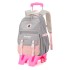 Natural Fish New Stair Climbing Pull Rod Backpack Junior High Capacity Detachable One Piece dropshipping Children's Backpack