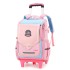 Cross border dropshipping of natural fish new product, pull rod backpack for elementary school students in grades 1-6, lightweight spine protection and water repellent for boys and girls