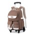 Natural backpack fish new lightweight pull rod backpack for primary school girls, large capacity for 3-6 grade middle school students