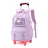 Natural Fish Primary and Secondary School Students' Pull up Backpack, Female Children's Backpack, Climbing Stairs, Resistant to Dirt, Export backpack for grades 3-6