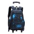 A dropshipping natural fish pull rod backpack with large capacity, fashionable backpacks for boys, girls, primary and secondary school students, cross-border bestseller