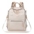 Casual and minimalist women's backpack cross-border trend 2025 new solid color minimalist hand-held shoulder crossbody bag