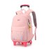 Natural Fish New Style 2nd to 6th Grade Stair Climbing Pull Rod Backpack Junior High School Boys Large Capacity Detachable One Piece Hair Collection