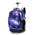 Middle school students' roller backpacks, boys' travel backpacks, adults' roller backpacks, men's and women's 5-9 grade large capacity