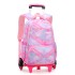 A dropshipping natural fish pull rod backpack with large capacity, fashionable backpacks for boys, girls, primary and secondary school students, cross-border bestseller