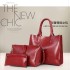 Cross border 2020 New Personalized Handheld Women's Bag Oil Wax Leather Crossbody Bag European and American Fashion Handheld Mother Bag