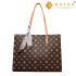 High end fashion bag for women 2024 new retro printed large capacity tote bag versatile underarm shoulder bag for women