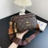 Cross border bag for women 2024 new retro high-end fashion vintage floral shoulder bag, European and American niche design diagonal cross bag