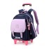 Natural Fish New British Style Pull up Backpack for Primary School Boys and Girls, Durable and Large Capacity, First to Sixth Grade Hair Collection