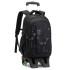 Natural Fish New Style, 3rd to 9th Grades, Climbing Stairs, Pullrod Backpack, Junior High School Boys, Large Capacity, Detachable, One Piece Hair Collection