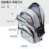 Natural Fish Backpack for Children 3-6 Grades Elementary School Students Pull up Backpack with Large Capacity Junior High School Backpack