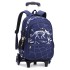 Natural Fish New Pull up Backpack Wholesale for Primary School Students, Boys' Fashion Large Capacity Cross border Hot Selling Dinosaur Starry Sky Map