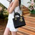 Wholesale bags for women, high-quality crocodile princess bags, women's handbags, versatile European and American fashionable single shoulder diagonal cross bags for women