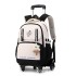 Natural Fish New Lightweight Pull up Backpack Primary School Girls' Large Capacity Backpack 3-6 Grade Middle School Students' Backpack