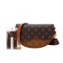 2024 new niche high-end texture bag, women's fashion printed saddle bag, versatile underarm bag, single shoulder diagonal cross bag