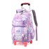 Natural Fish Children's Pull up Backpack Primary School Students 3-6 Grades Female Middle School Students Backpack Backpack Backpack High Grade Climbing