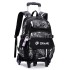 Natural Fish New Pull up Backpack Wholesale for High School and Primary School Students, Grades 2-6, Large Capacity Cross border Dual use Backpack