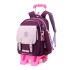 Natural Fish New British Style Pull up Backpack for Primary School Boys and Girls, Durable and Large Capacity, First to Sixth Grade Hair Collection