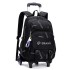 Natural Fish New Pull up Backpack Wholesale for High School and Primary School Students, Grades 2-6, Large Capacity Cross border Dual use Backpack