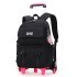 Cross border dropshipping of natural fish new product, pull rod backpack for primary school students, grades 3-6, middle school students, girls aged 8-14