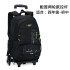 Natural fish, children's suitcase, backpack, male and female elementary school students, middle school students, grades 3-6, detachable backpack