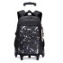 Natural Fish's new primary school students' pull rod backpack for men, large capacity wholesale, downstream popular item, can climb stairs, cross-border dropshipping