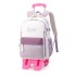 Natural Fish's new pull rod backpack for primary school students in grades 3-6, with large capacity for climbing stairs, is a hot seller across Europe and America