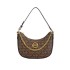 Retro printed bag for women 2024 new chain shoulder and armpit bag, high-end and versatile, western-style crossbody crescent bag