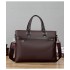 Cross border men's bag 2024 new business commuting briefcase laptop bag men's horizontal shoulder crossbody bag