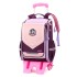 Cross border dropshipping of natural fish new product, pull rod backpack for elementary school students in grades 1-6, lightweight spine protection and water repellent for boys and girls