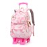 Natural Fish New Product Pull up Backpack Primary School Students 3-6 Grades Little Princess Fashion Gift Pendant Cross border Explosive Item dropshipping